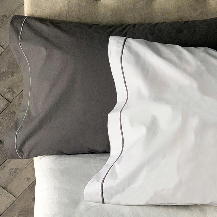 Egyptian Cotton Quilt Cover Charcoal