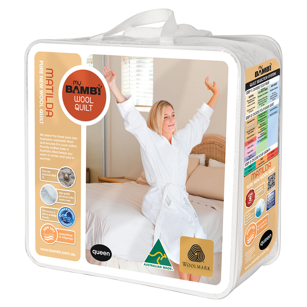 Bambi Matilda Lightweight Woollen Quilts | High Loft | TBSS – The Bedspread  Shop