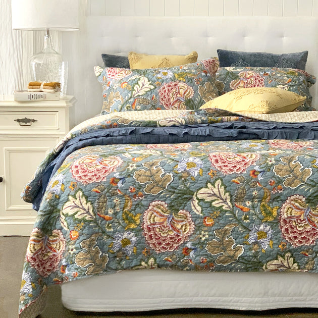 Quilted Coverlets Quilted Floral Coverlet & Comforter Sets Australia
