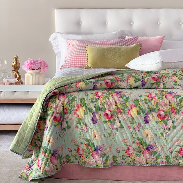 Quilted Coverlets Quilted Floral Coverlet & Comforter Sets Australia