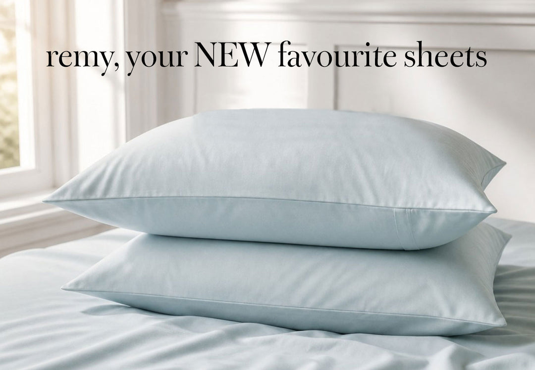 REMY our New Organic Cotton Sheets