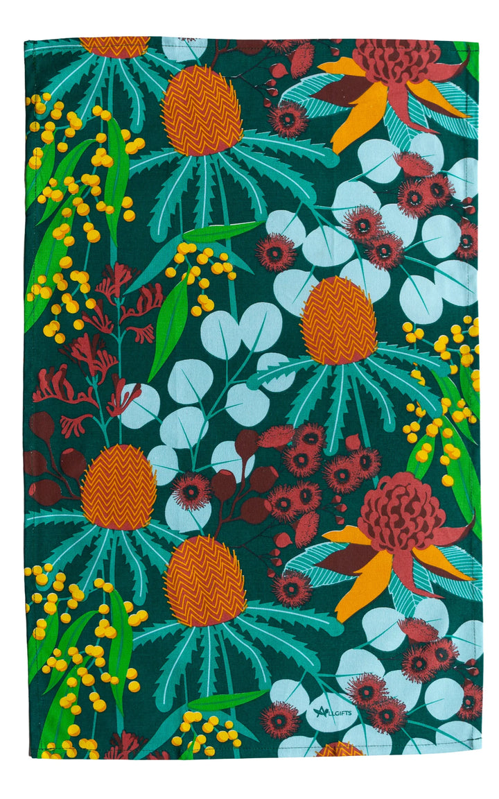 Aussie Botanicals tea towel
