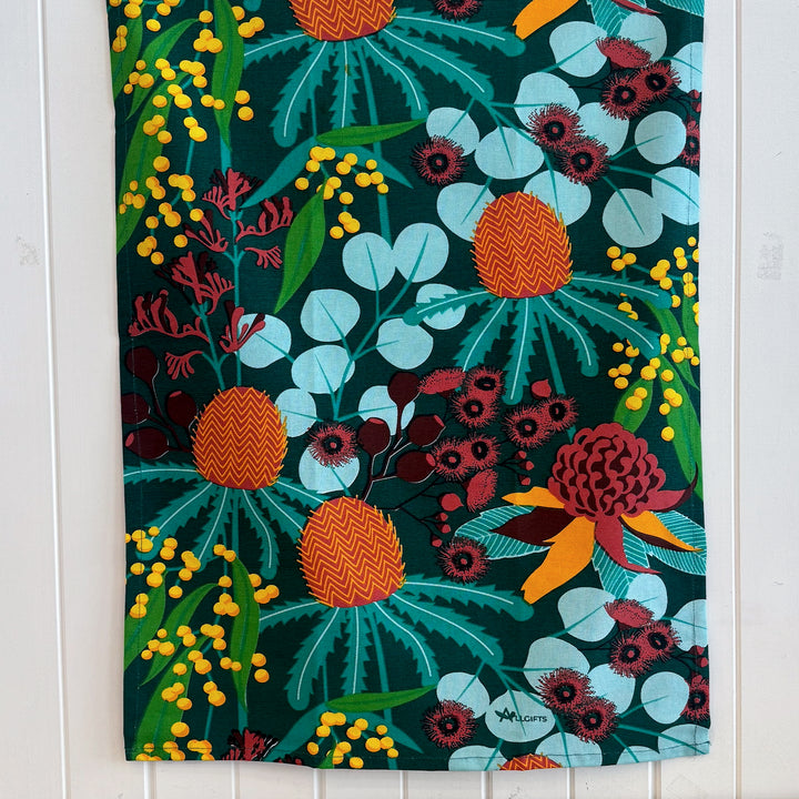 Aussie Botanicals tea towel
