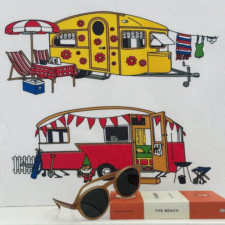 Van life cotton tea towel