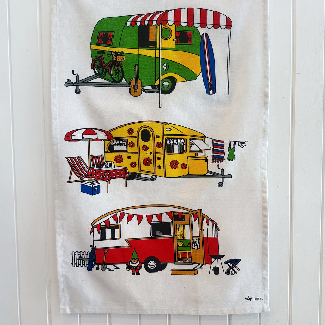 Van life cotton tea towel