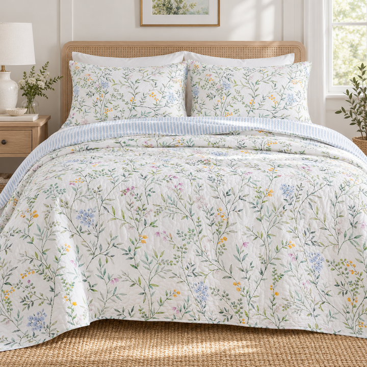 Botanical Coverlet Set