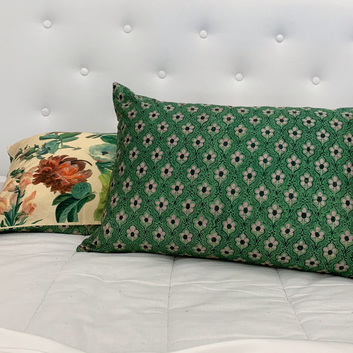 Flowers reversible Pillowcase pair