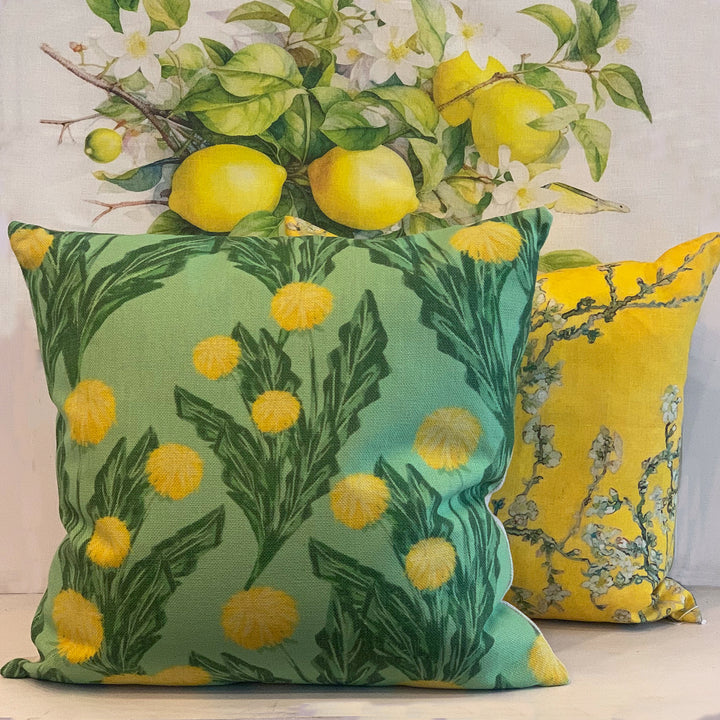 Yellow Dandelion Cushion Cover