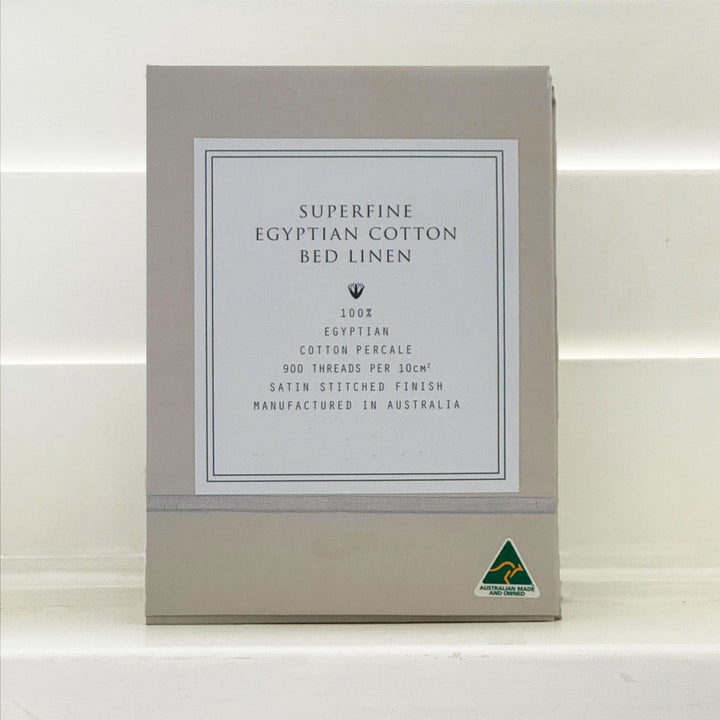 Egyptian Cotton Travel p/case  Taupe