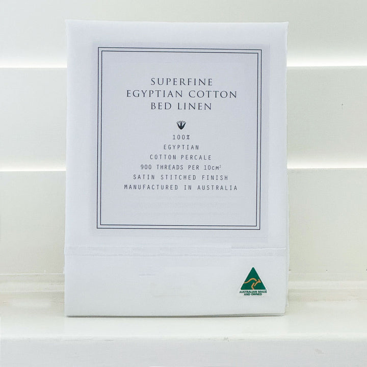 Egyptian Cotton Travel p/case White