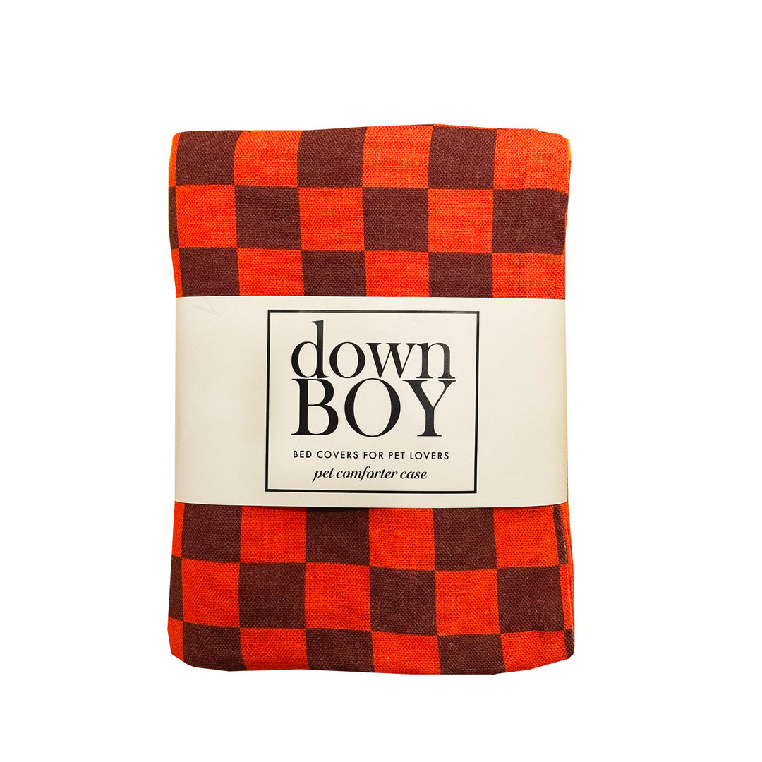 Down Boy Linen Case Harlequin