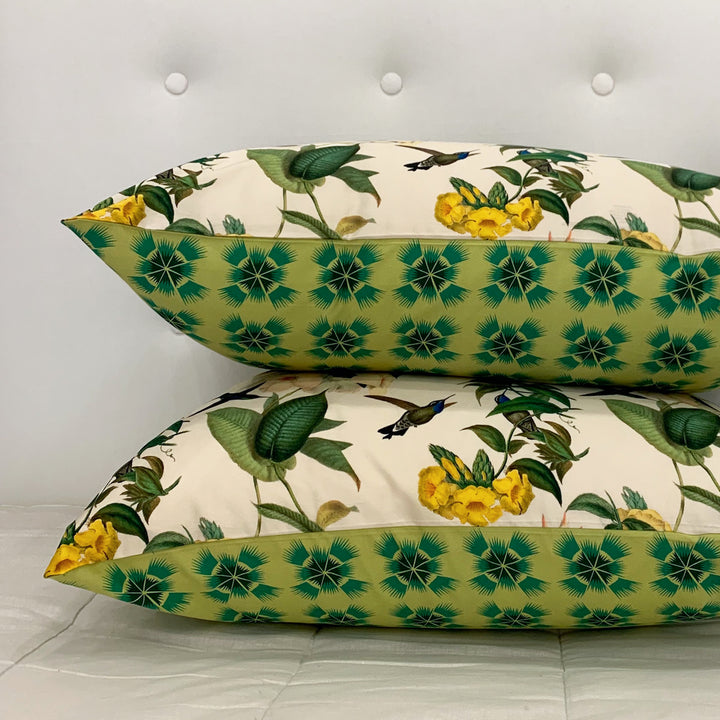 Hummingbird Pillowcase Set