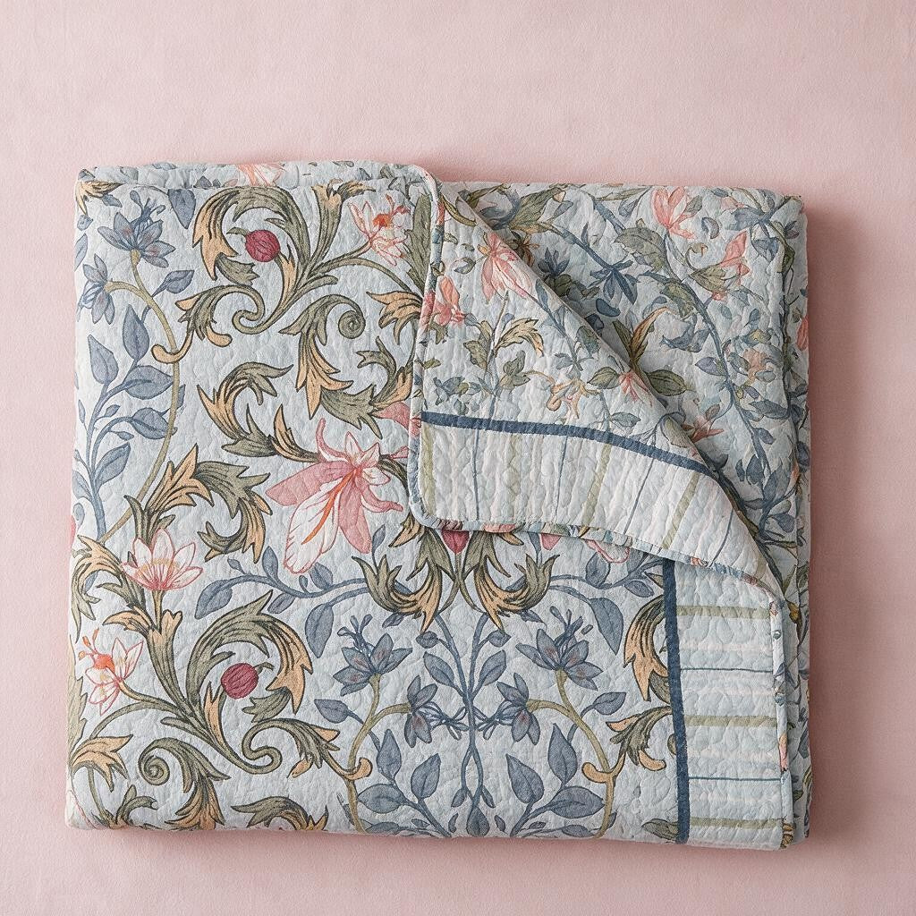 Jardin cotton Coverlet Set