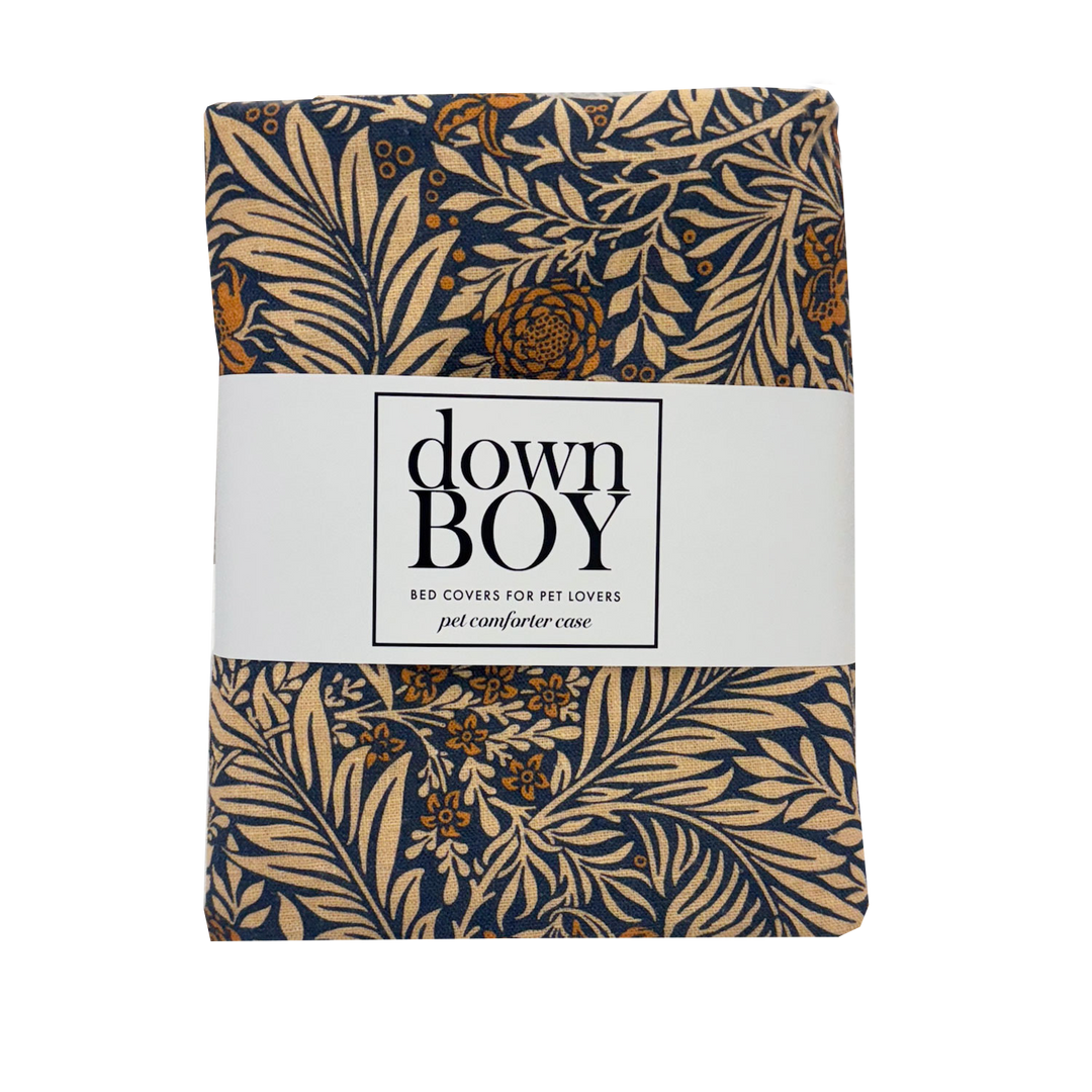 Down Boy Linen case Larkspur