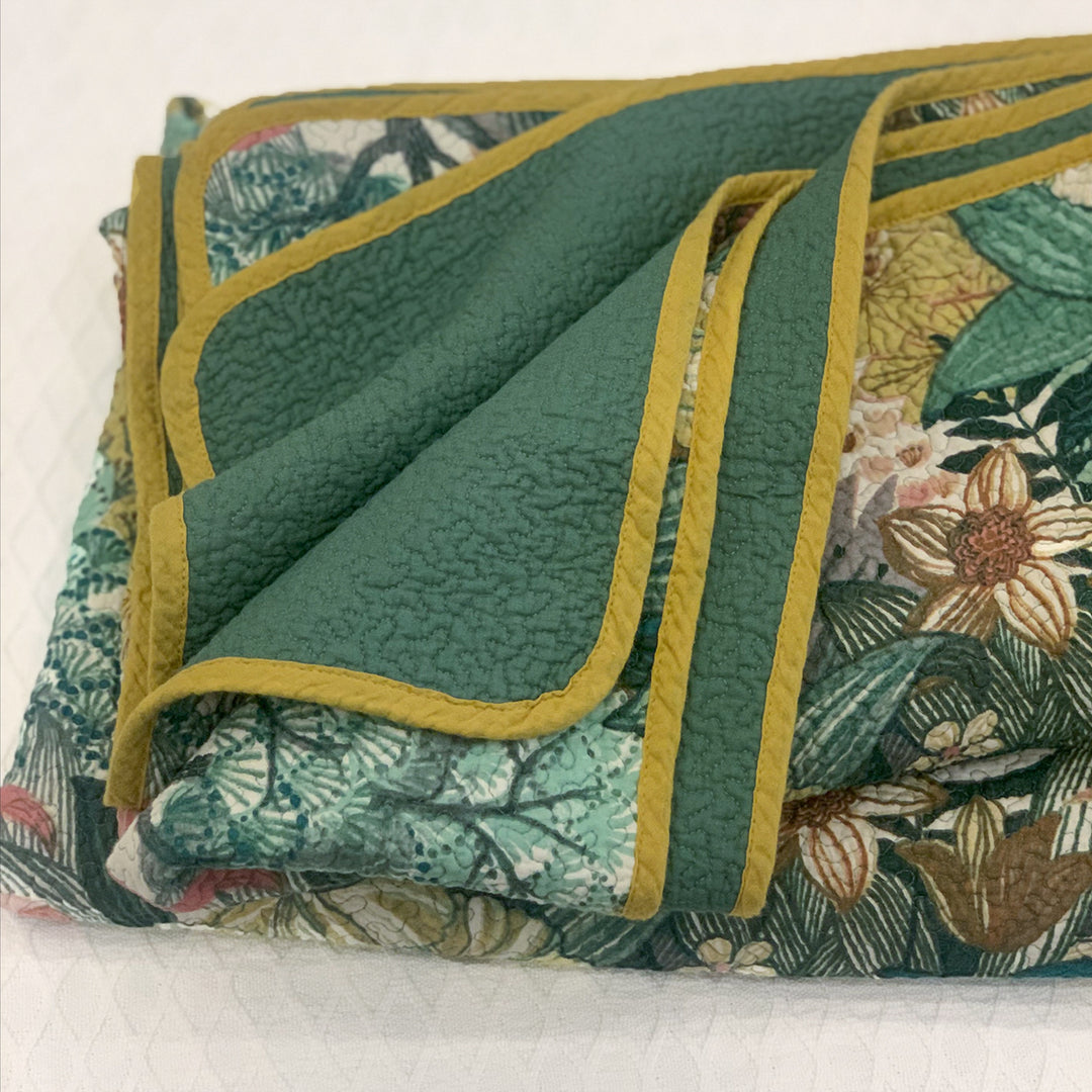 Lush reversible Quilted Coverlet