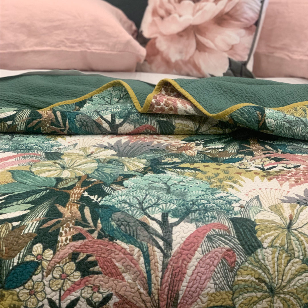Lush reversible Quilted Coverlet