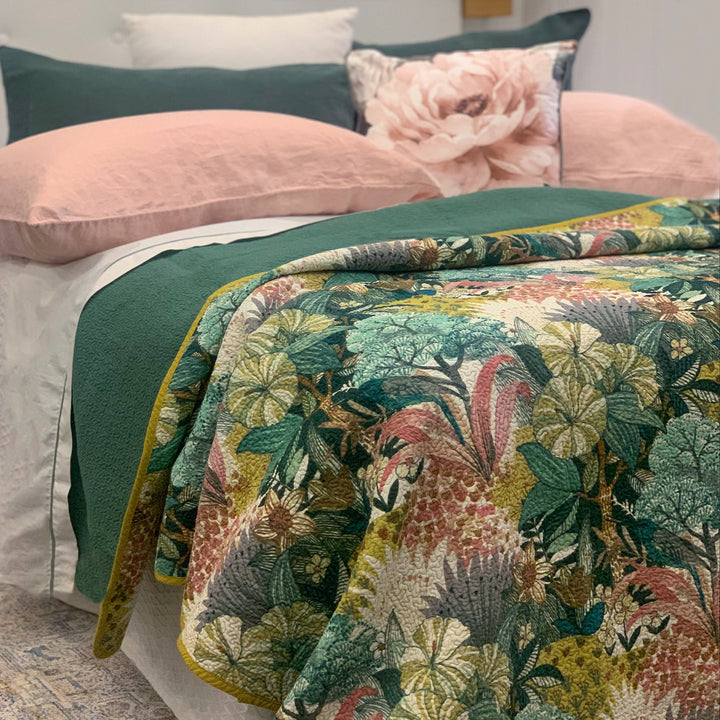 Lush reversible Quilted Coverlet