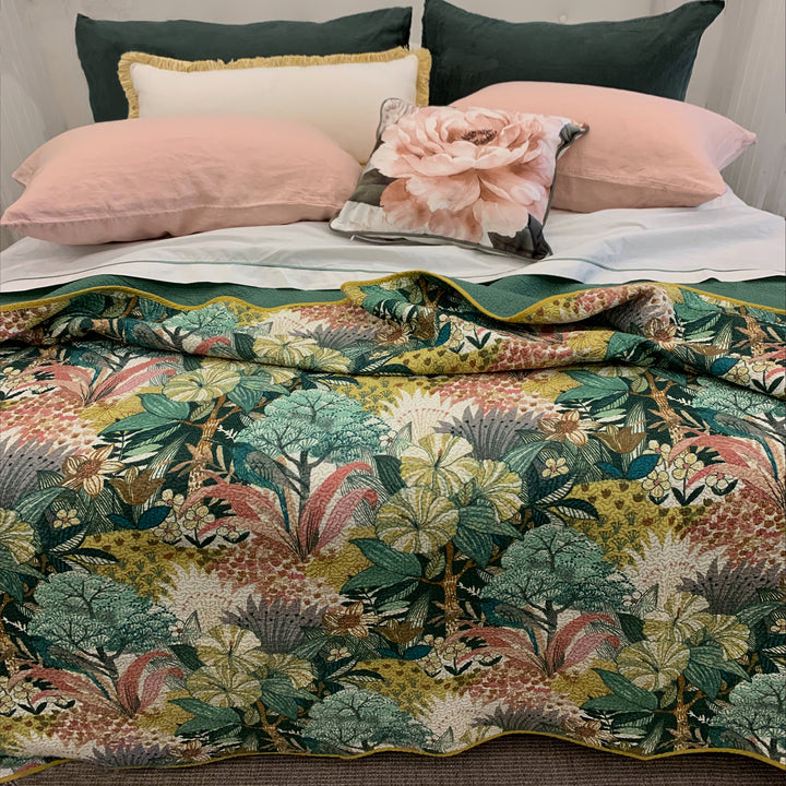 Lush reversible Quilted Coverlet
