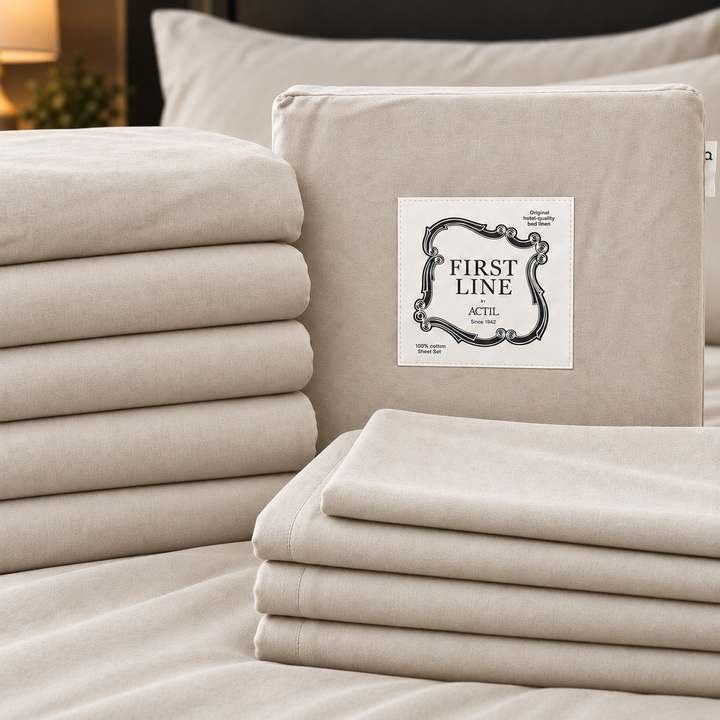 Actil First Line Original Hotel Natural Cotton Sheet Set