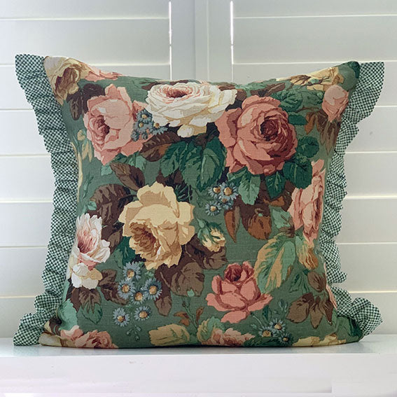 Matilda Linen vintage cushion cover The Bedspread Shop