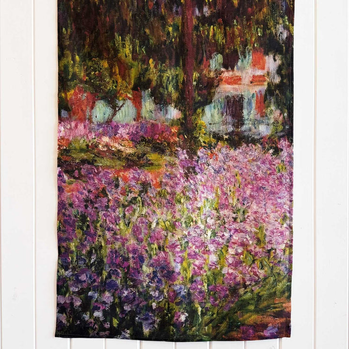 Monets Garden Linen Tea Towel