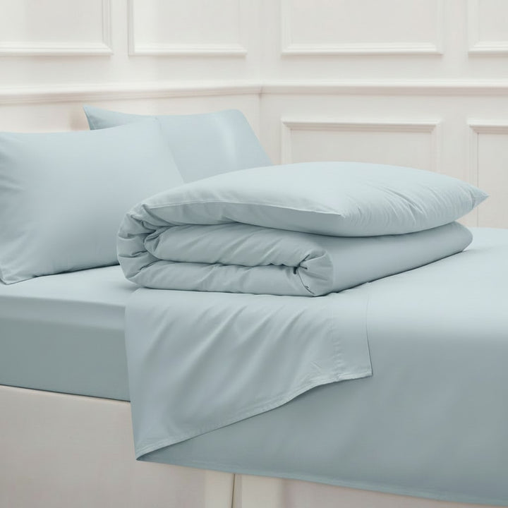 Remy Organic Cotton Quilt Cover Bundle Mist