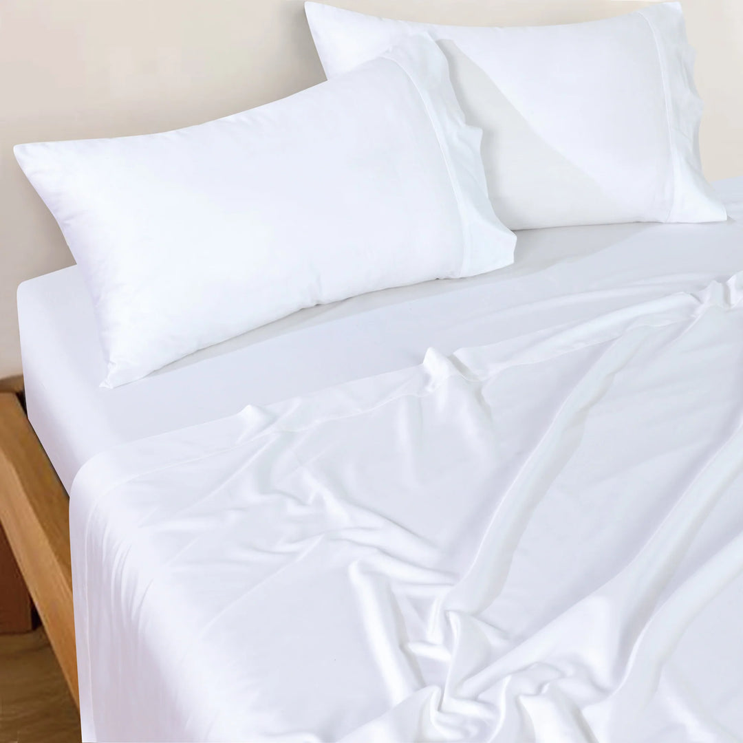 Bamboo Cotton Mega Sheet Sets White