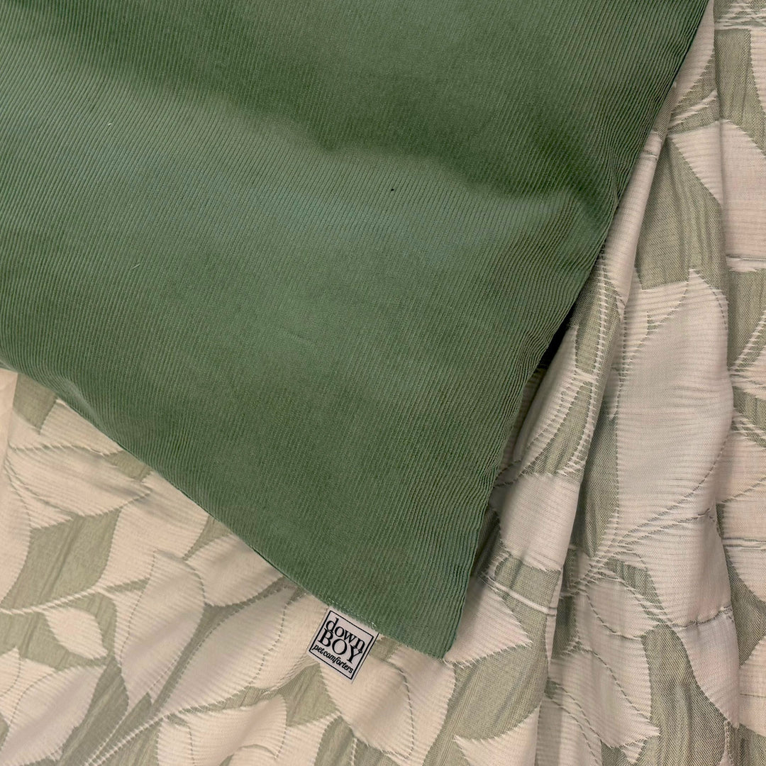 Down Boy cotton corduroy cover Sage