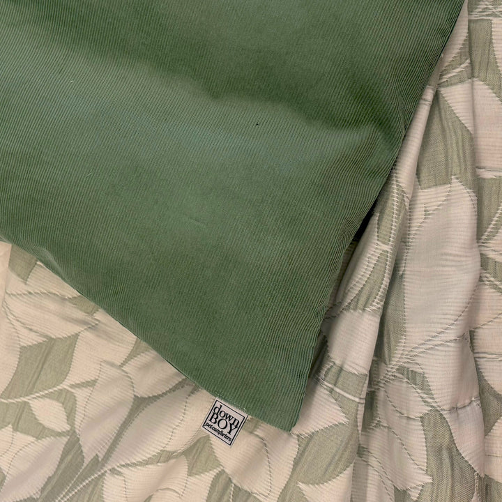 Down Boy cotton corduroy cover Sage