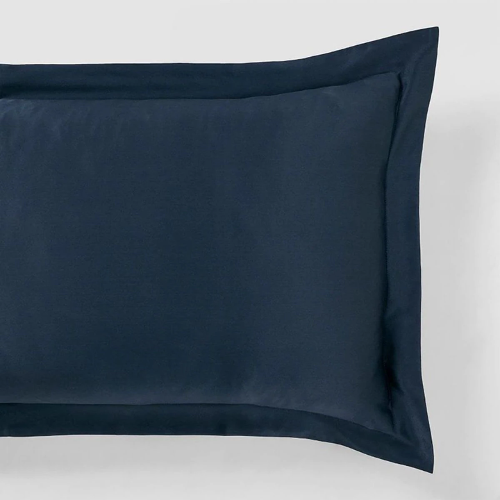 Tailored Midnight Blue Silk Pillowcase