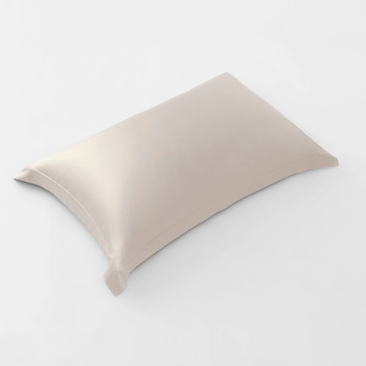 Tailored Bone Silk Pillowcase