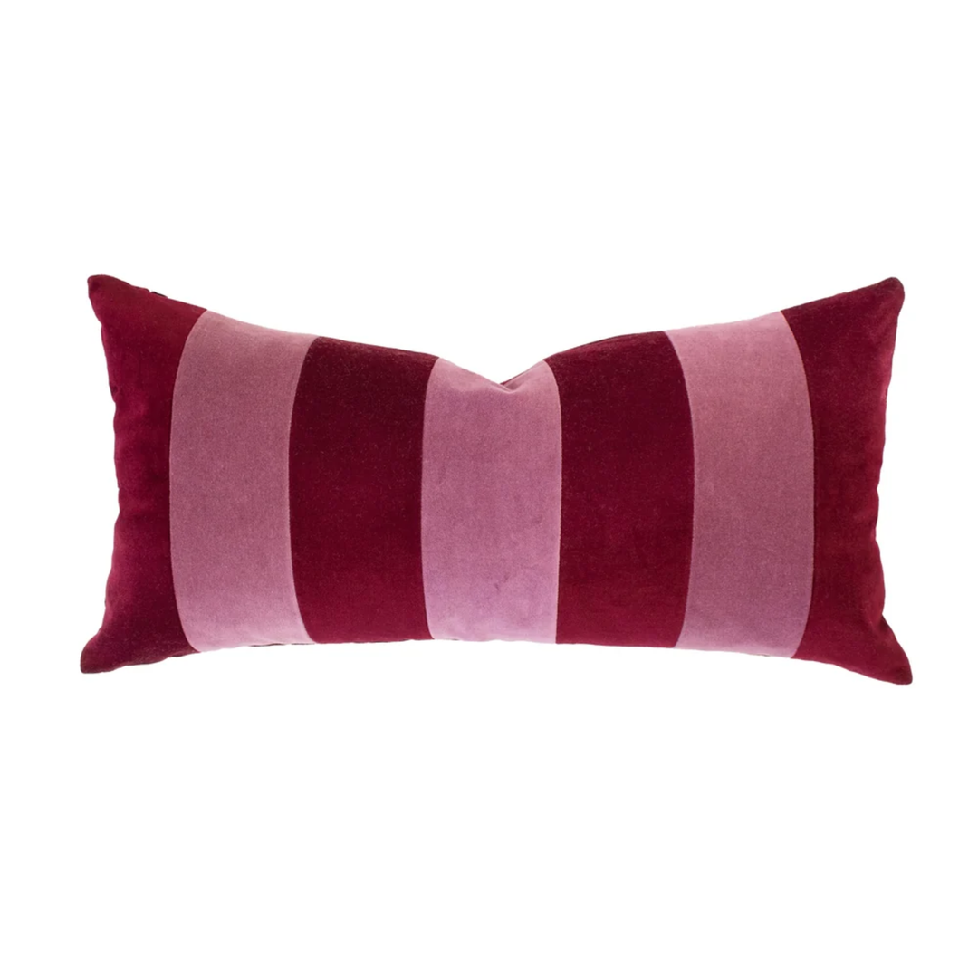 Pink Stripe Cushion