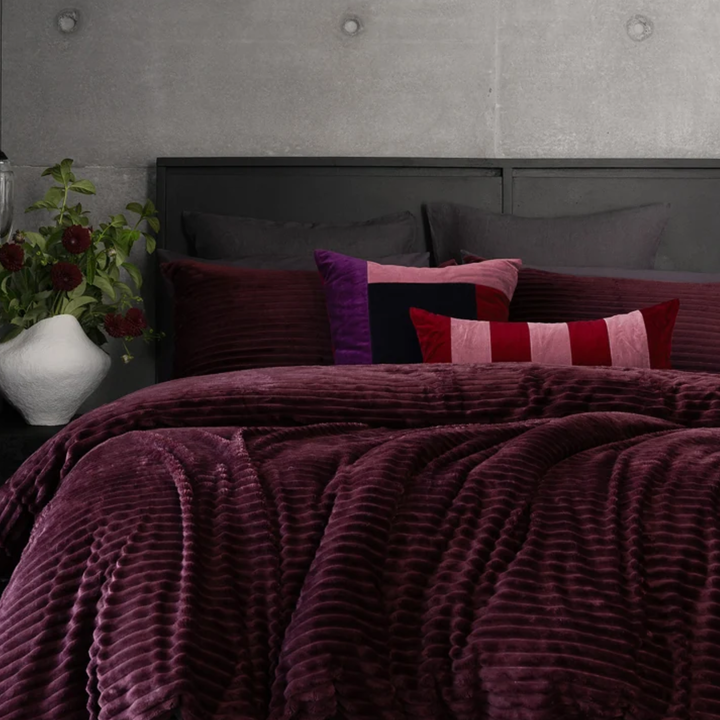 Pink Stripe Cushion