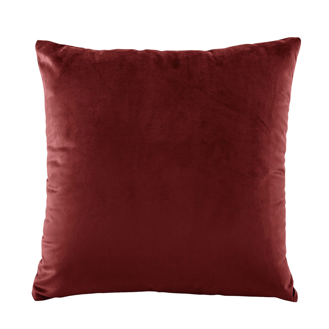 Velvet European pillowcase Terracotta