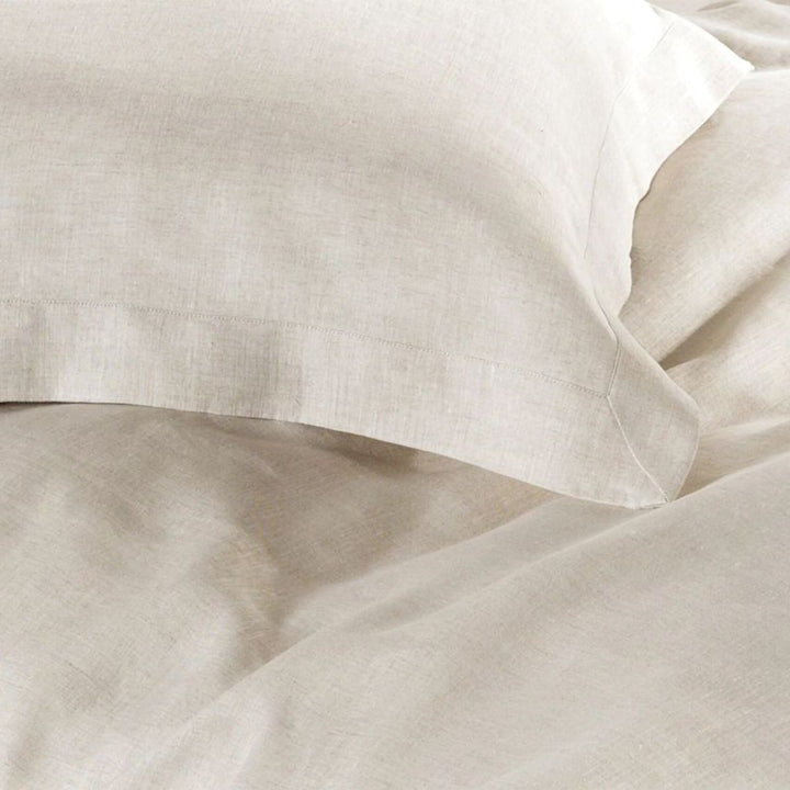Sheridan Abbotson fitted flax sheet King