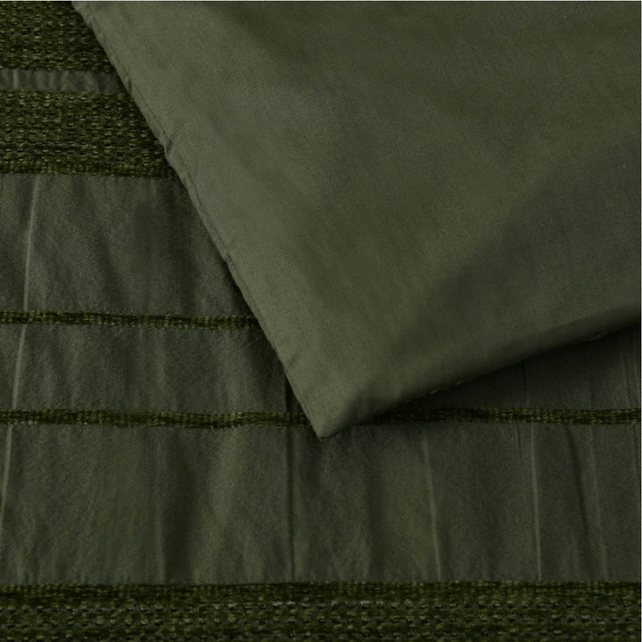 Avery Forest Green Quilt Cover Set