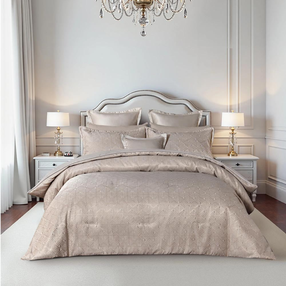 Bianca Bellagio Comforter – Luxe Jacquard Bedding The Bedspread Shop