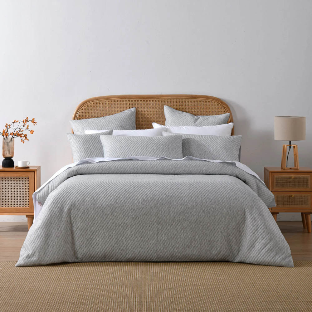Pesaro Grey Quilt Cover Set