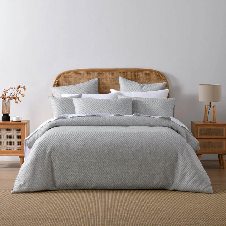Pesaro Grey Quilt Cover Set