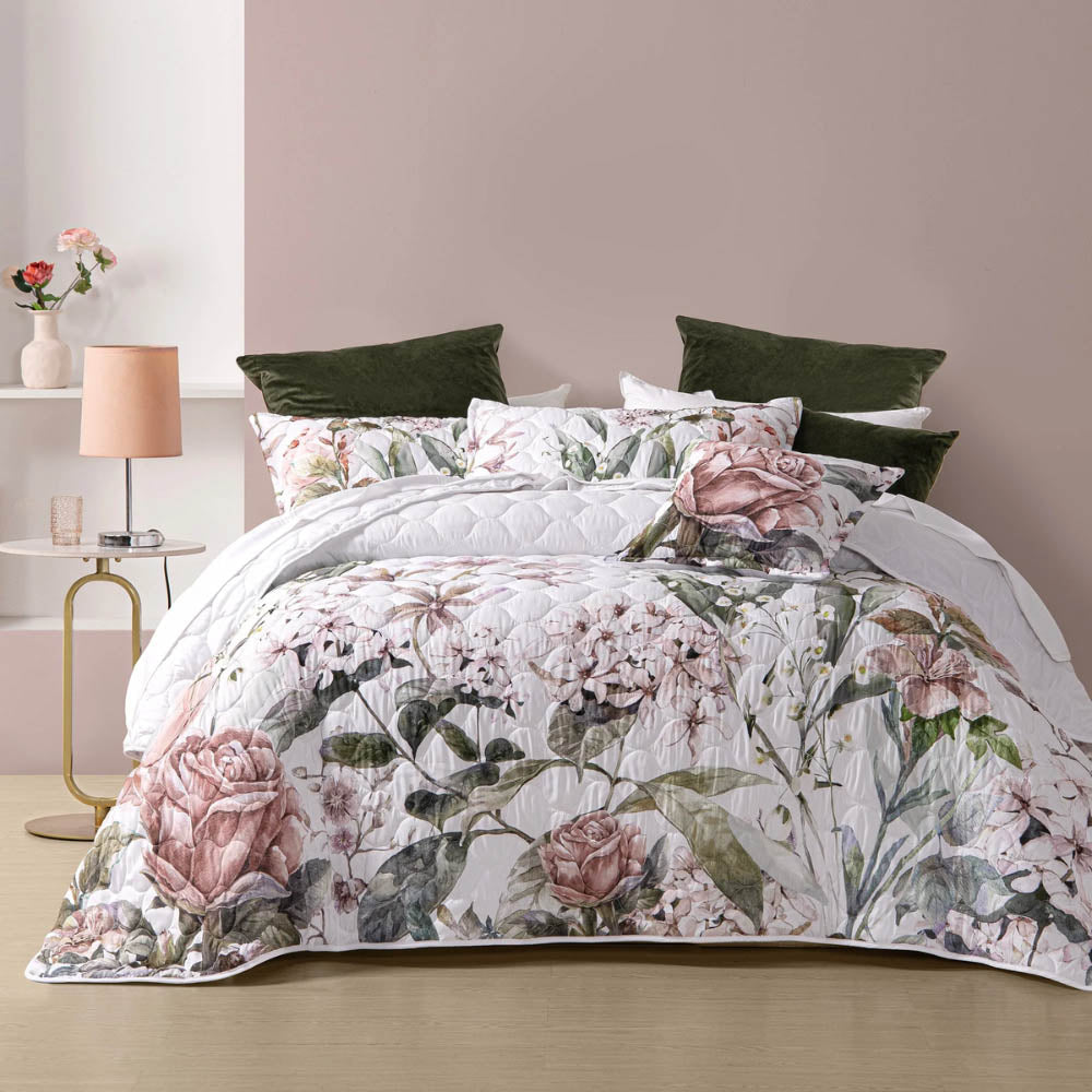 Lorna Floral Bedspread Set