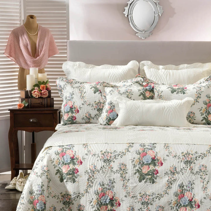 Rosedale Vintage Floral Bedspread Set