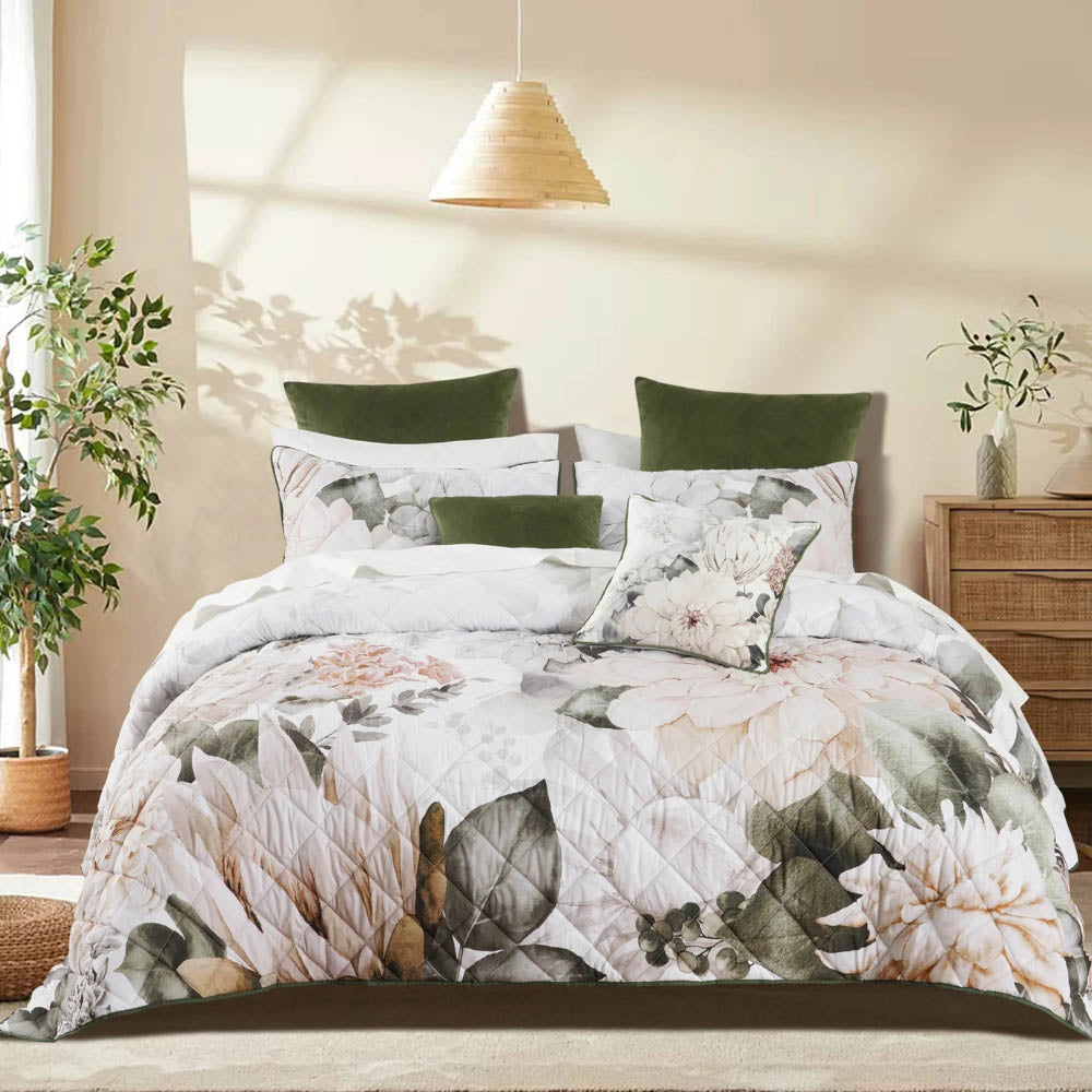 Giselle Floral Coverlet Set