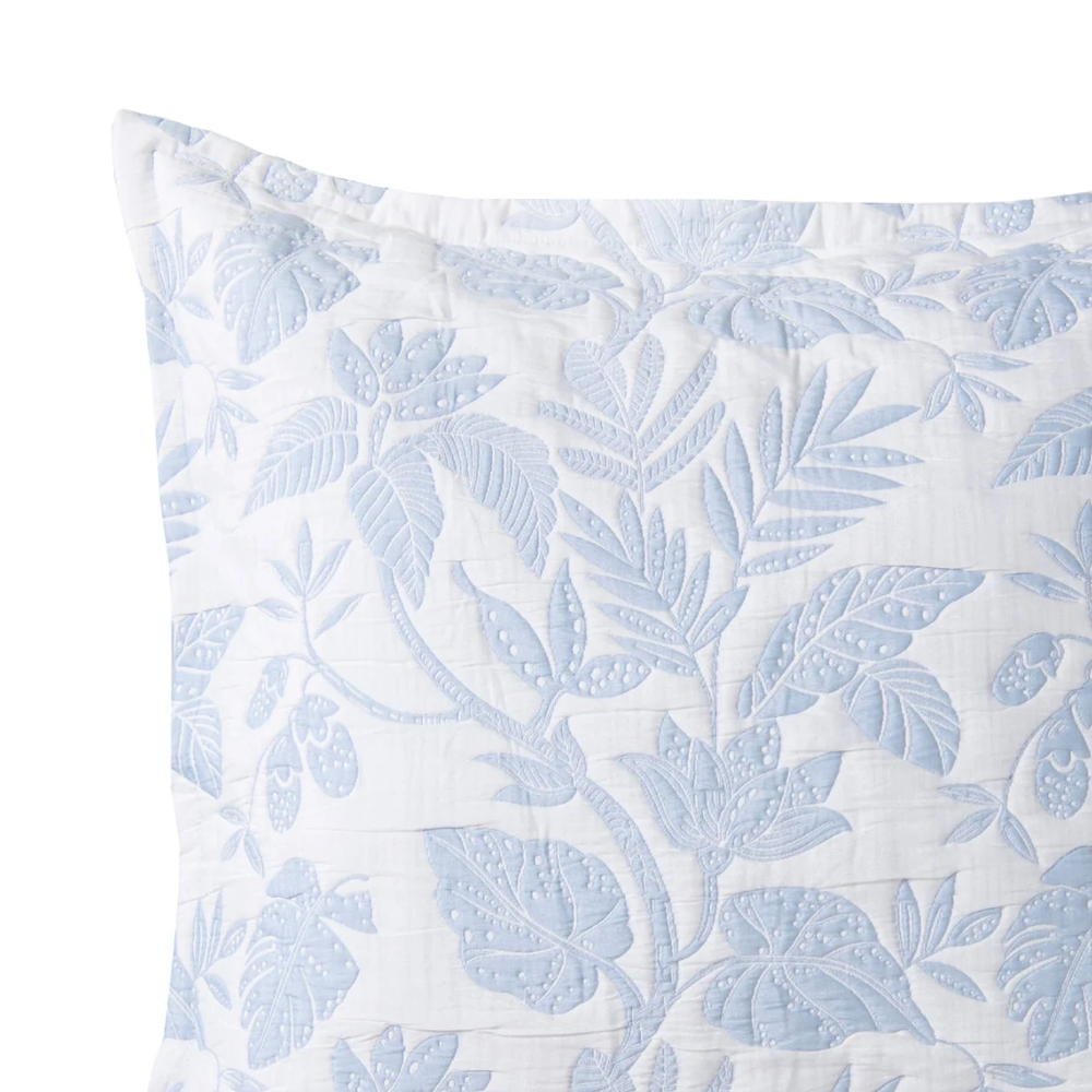 Laurieton Blue Floral European Pillowcase