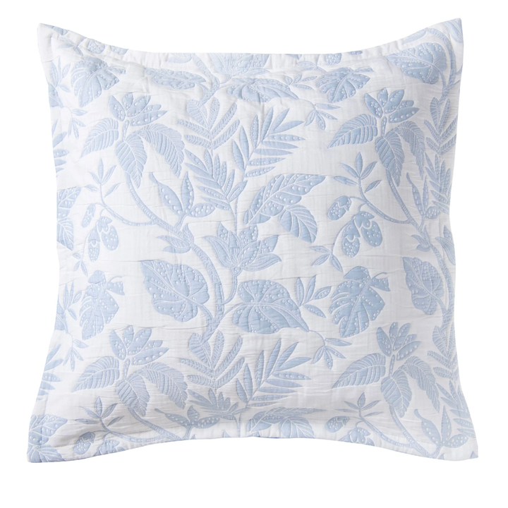 Laurieton Blue Floral European Pillowcase