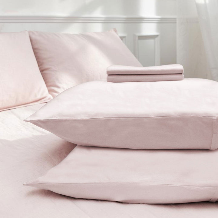 Remy Organic Cotton Sheet Bundle - Blush