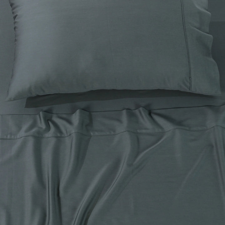 Rosebank Charcoal Queen Pillowcases
