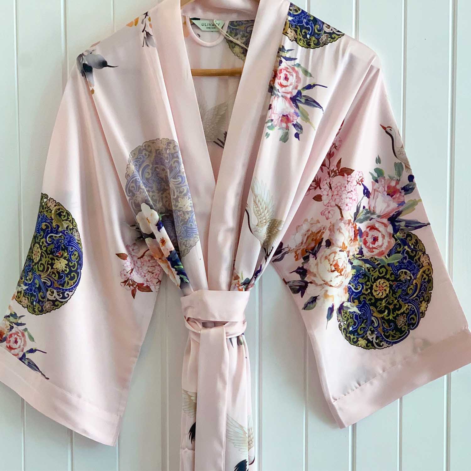 Cotton Kimono Robe| Kimono Robe | The Bedspread Shop
