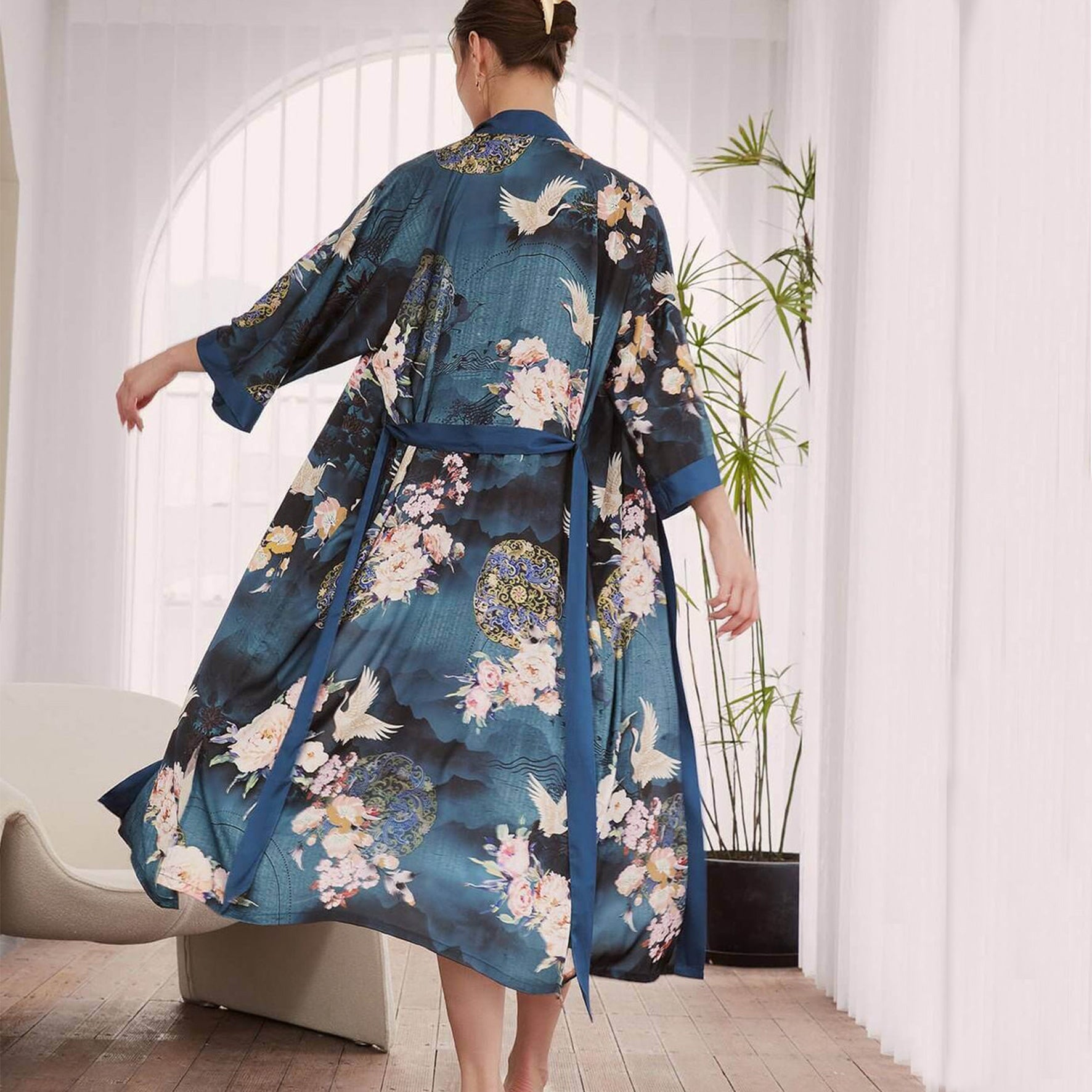 Cotton Kimono Robe | Kimono Robe | The Bedspread Shop