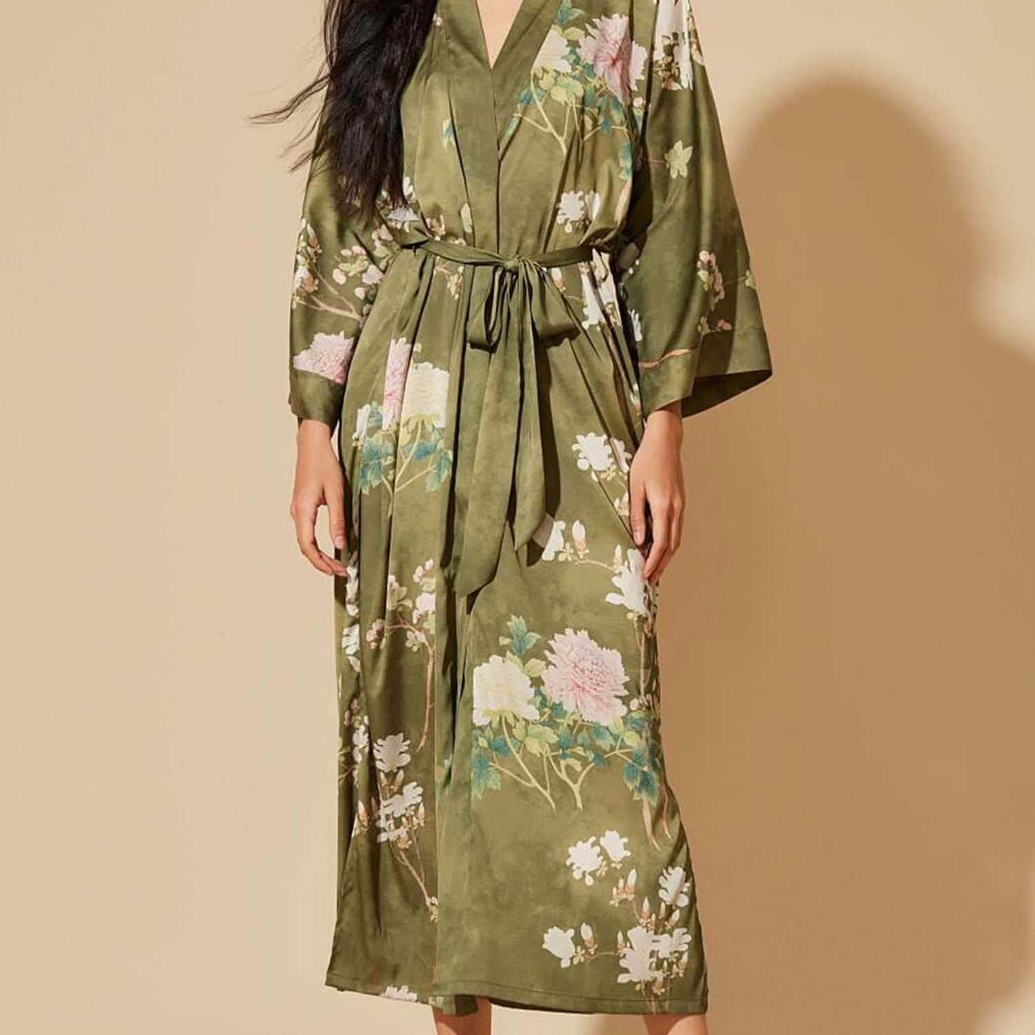 Sample Kimono Robe Cotton Kimono Robe| Kimono Robe | The Bedspread Shop
