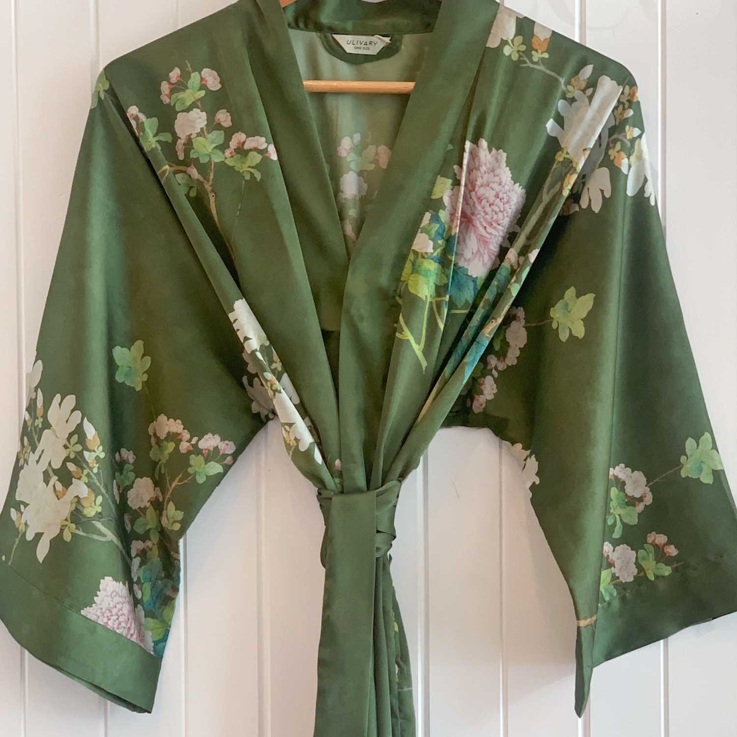 Cotton Kimono Robe| Kimono Robe | The Bedspread Shop